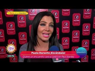 Paola Durante quiere un encuentro cara a cara con Paul Stanley | Sale el Sol