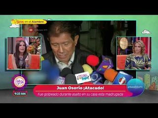 Juan Osorio fue asaltado con violencia en su casa | Sale el Sol