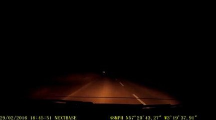 Meteor shower over Aberdeenshire