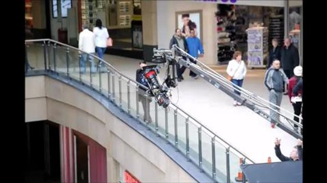 DCI Banks Filming Trinity Leeds