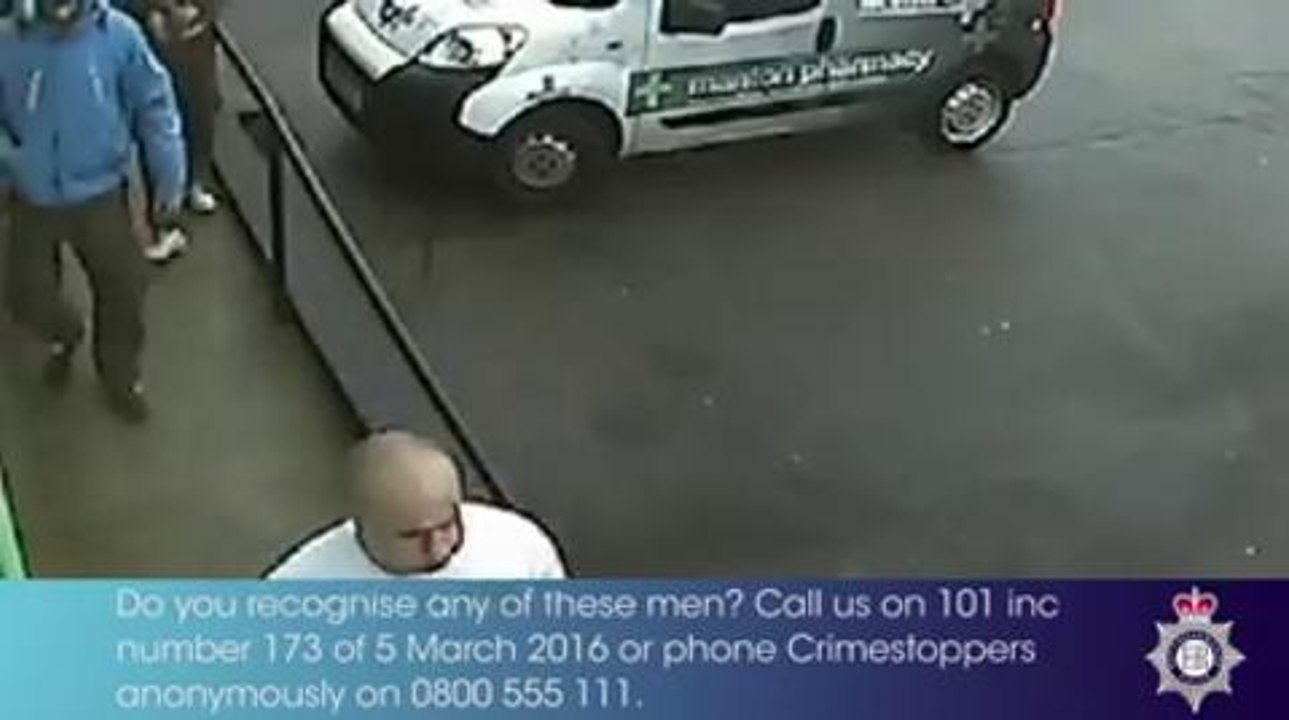 CCTV: Violent assault in Worksop