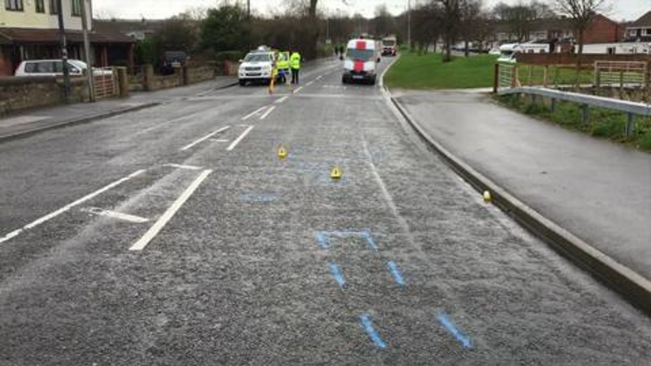 Road closed after pedestrian suffers serious injuries in collision