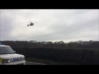 Bikers crash on A32