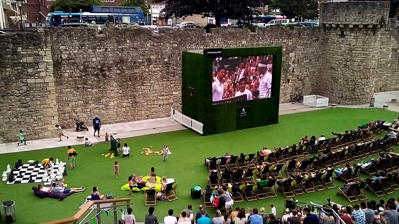 Wimbledon final day, Western Eslanade, Southampton.