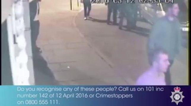 Appeal after assault in Notts