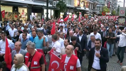 Samsun 15 Temmuz şehitleri için yürüdü