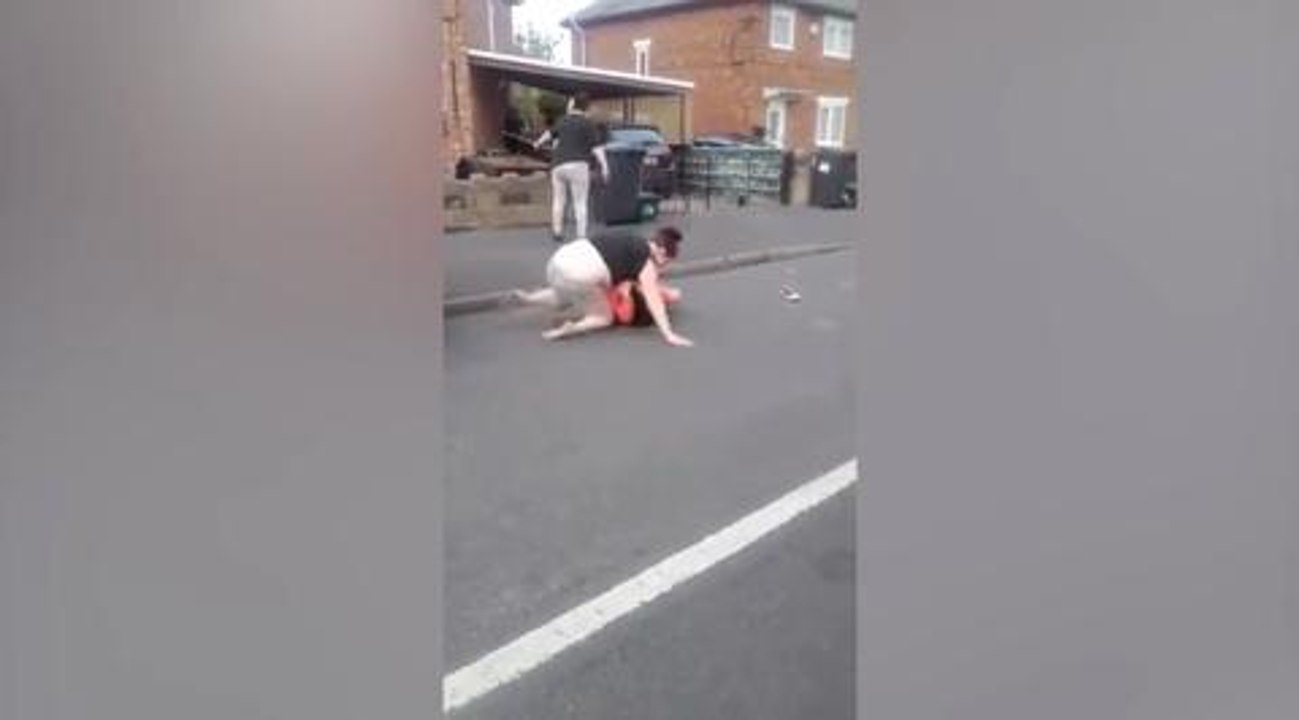 Women brawling