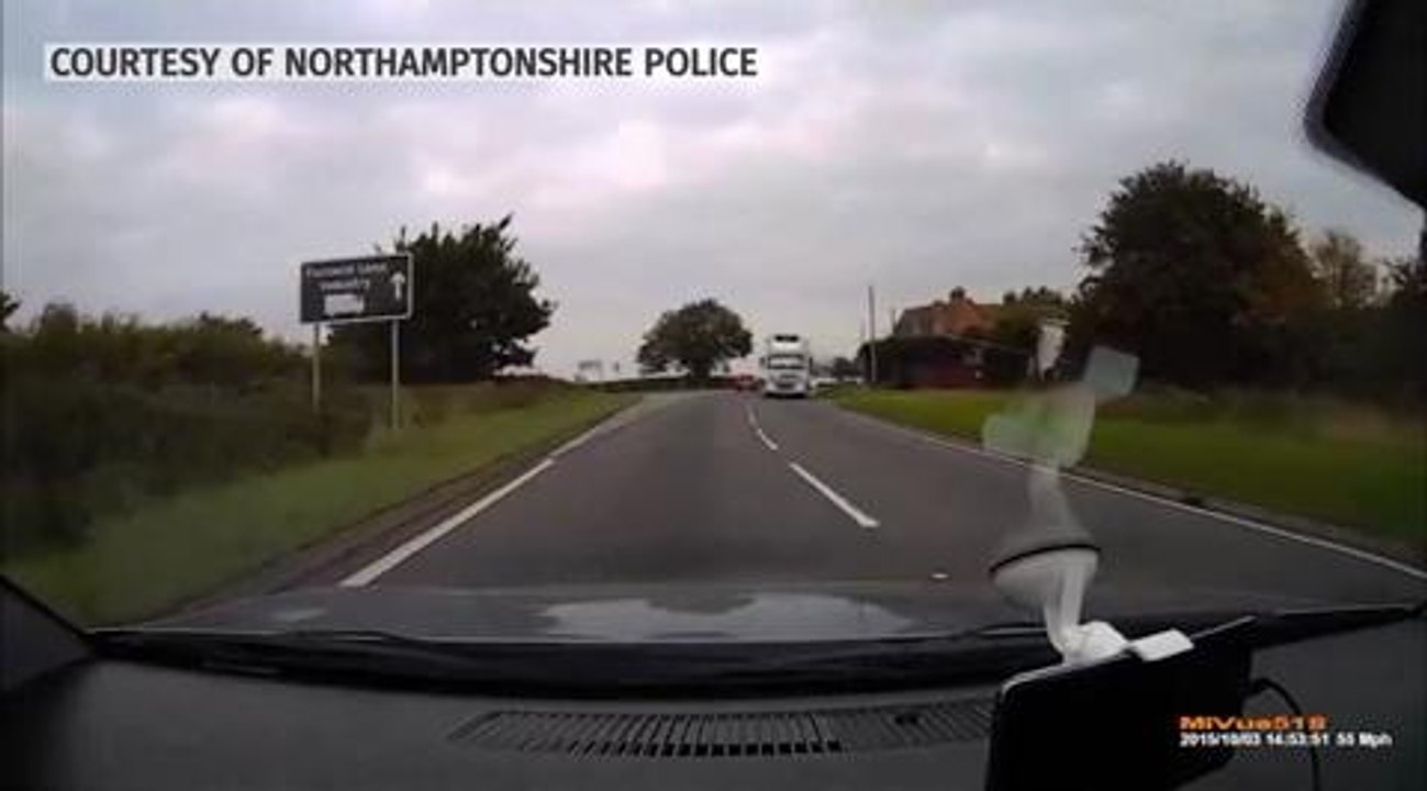 Northants road rage crash