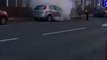 Suspected arson attack on car