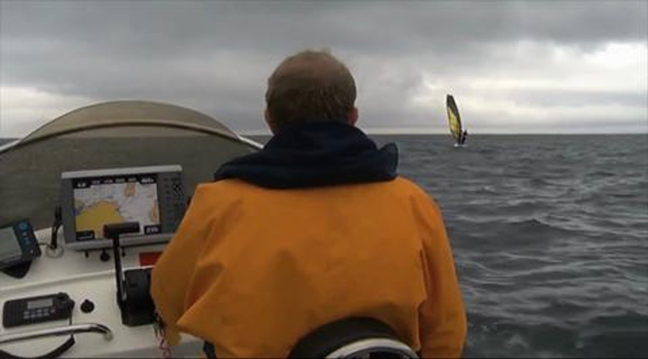 Windsurfing grandad