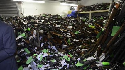 Video: Cops seize air guns
