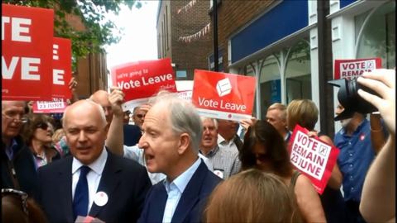 Iain Duncan Smith in King's Lynn