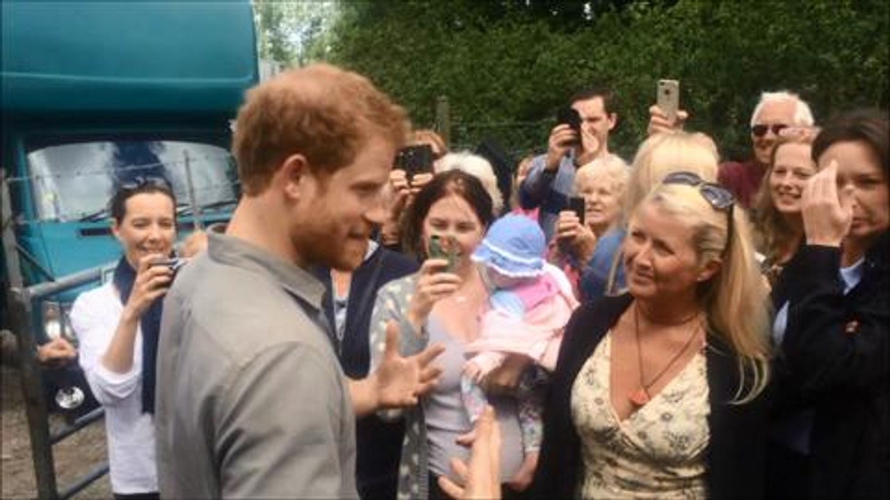 Prince Harry visits Wigan