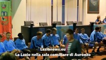 La Lazio nella sala consiliare di Auronzo