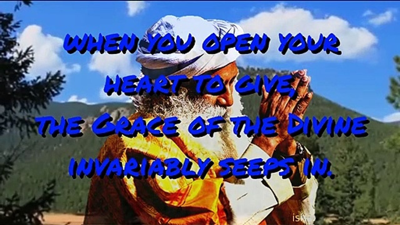 Open your heart to give