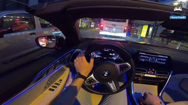BMW 8 Series M850i Convertible NIGHT DRIVE POV w/ AMBIENT LIGHTING by AutoTopNL