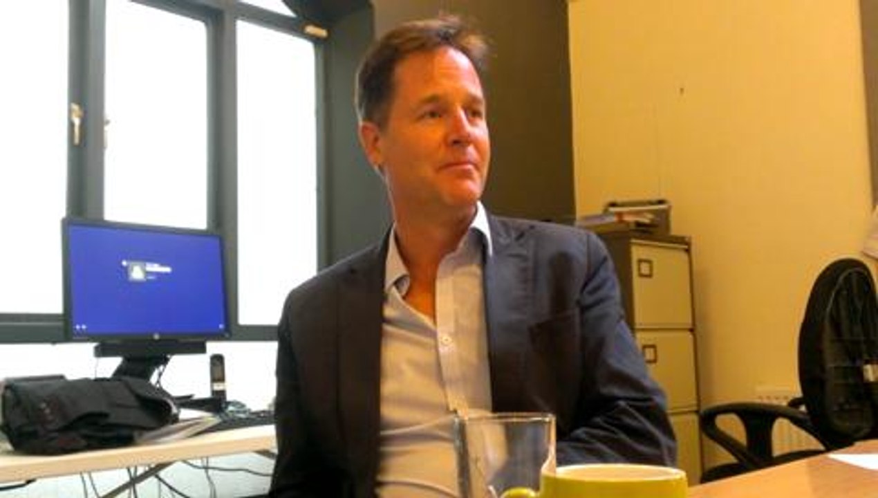 Nick Clegg interview