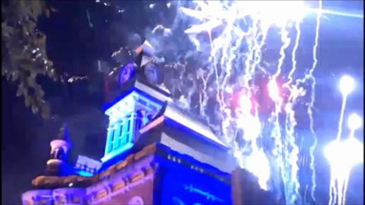 Fireworks finale to Gravity Fields