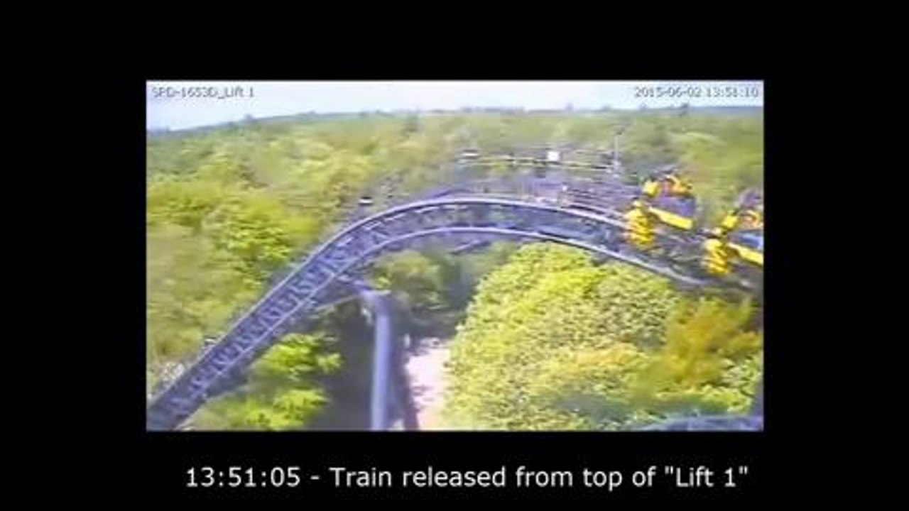 CCTV shows moment of Smiler crash