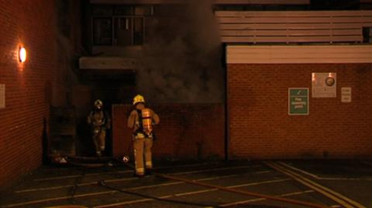 Firefighters tackle Burgess Hill blaze