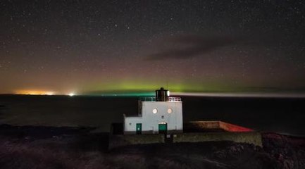 Northern lights Northumberland