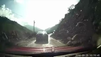 Tanker crushes car