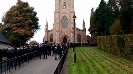 Cookstown falls silent for girls funeral