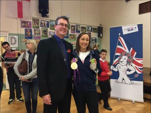 Jessica Ennis-Hill visits Heysham school