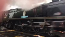 Steam train visits West Sussex