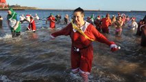 Little Mix star joins Boxing Day Dip