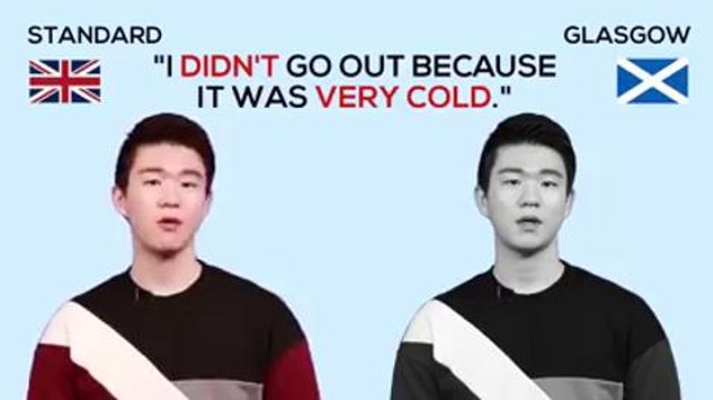 Korean Billy on the Glasgow accent