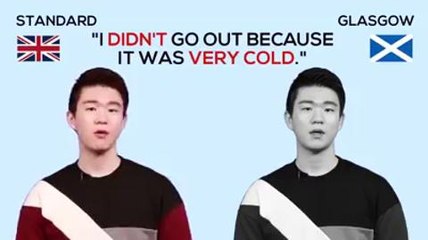 Korean Billy on the Glasgow accent