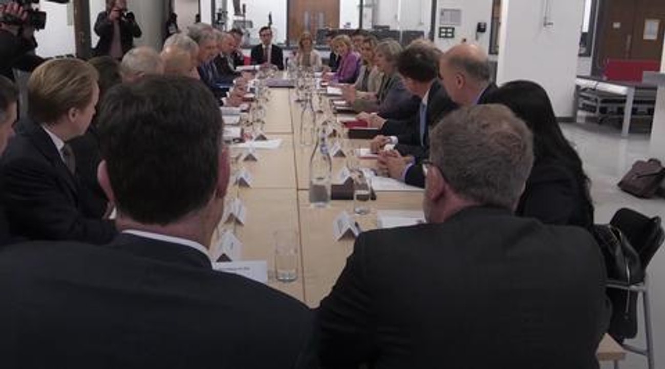 Theresa May regional cabinet meeting
