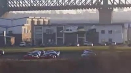 Video from the scene of the accident