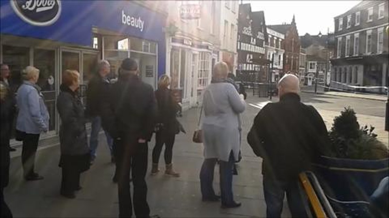 Collision in Market Place
