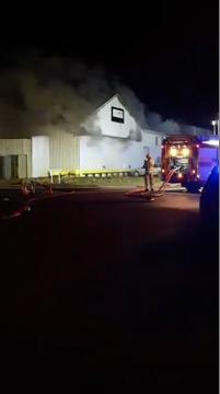 Slaughter house in Skegness on fire