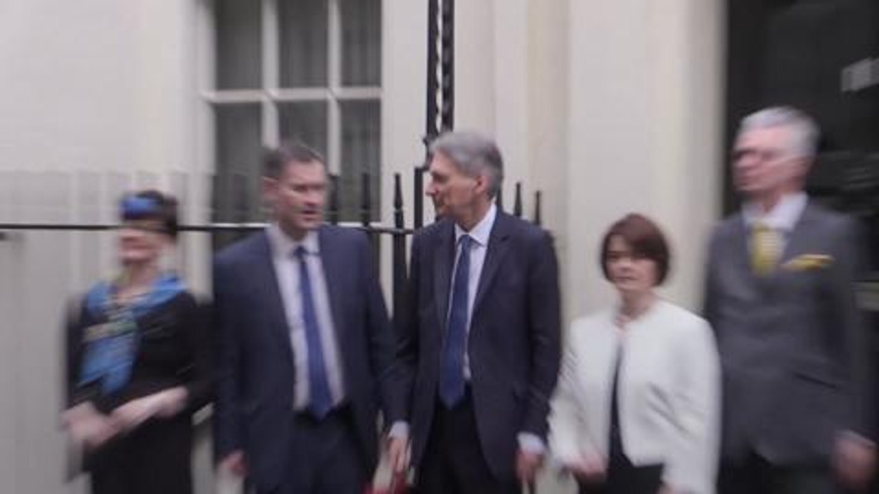 Hammond leaves Downing Street