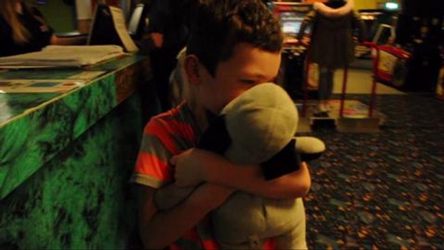 Charlie reunited with favourite teddy