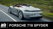 2019 Porsche 718 Spyder 420 ch ESSAI POV Auto-Moto.com