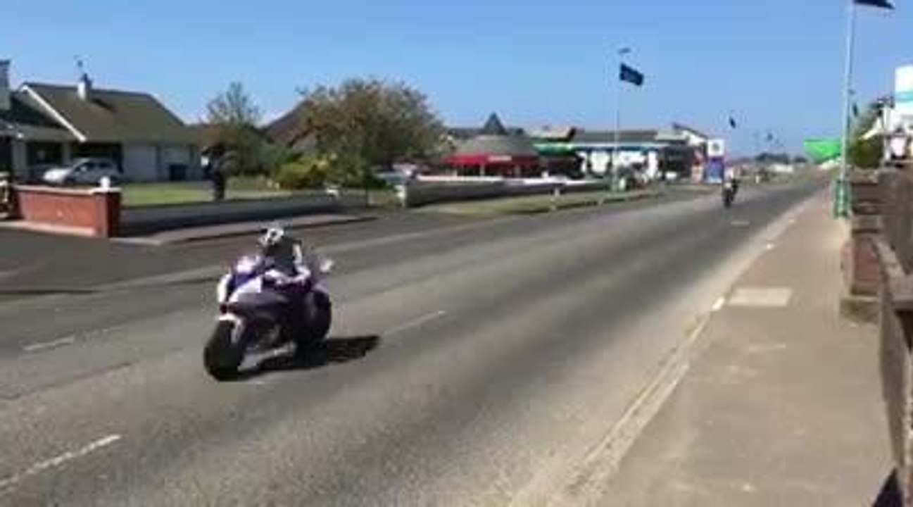 Practice run at North west 200