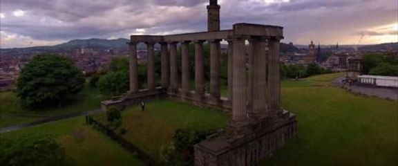 Expedia release drone tour of Edinburgh