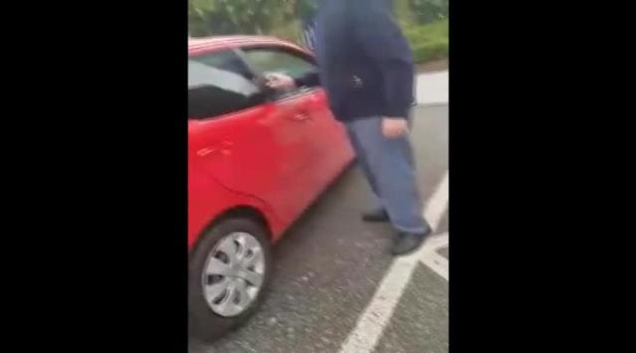 Man challenged over 'racist abuse'