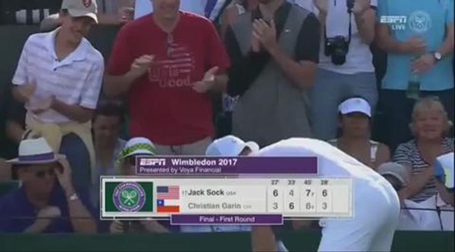 Man steals tennis towel from boy