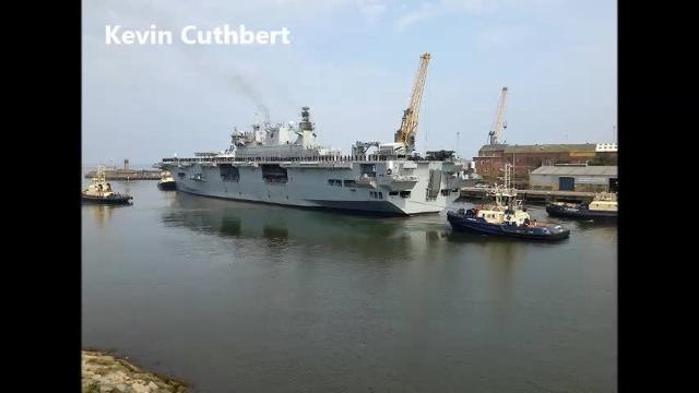 Your pictures of HMS Ocean's final voyage to Sunderland.