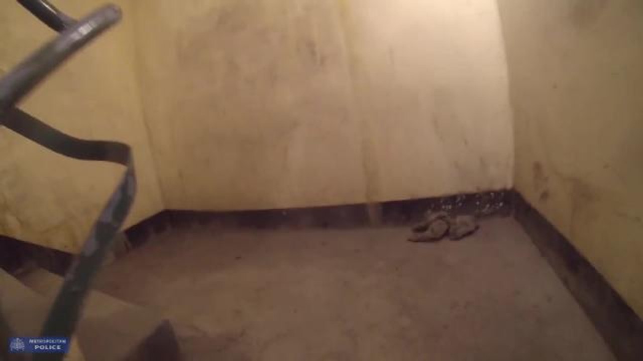 Footage from inside Grenfell tower