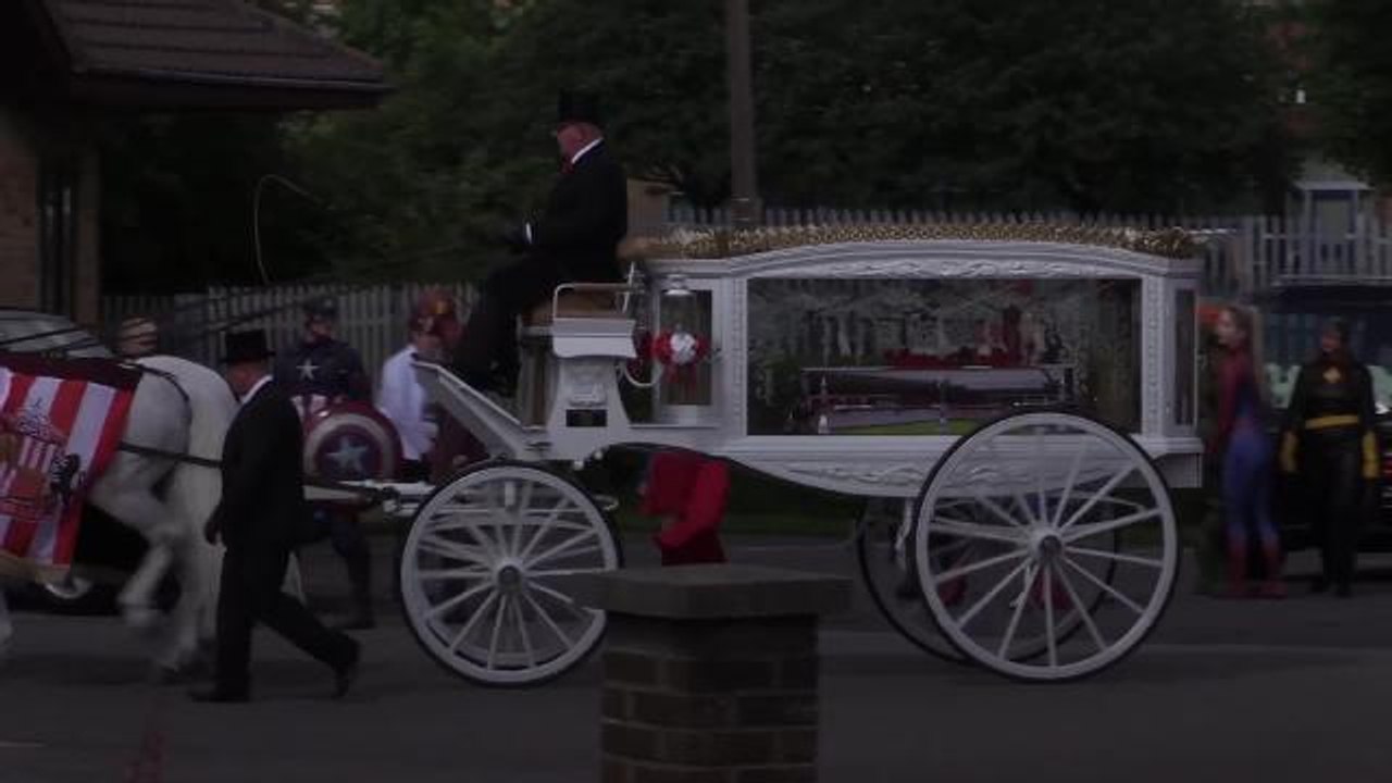 Thousands gather for the funeral of Bradley Lowery