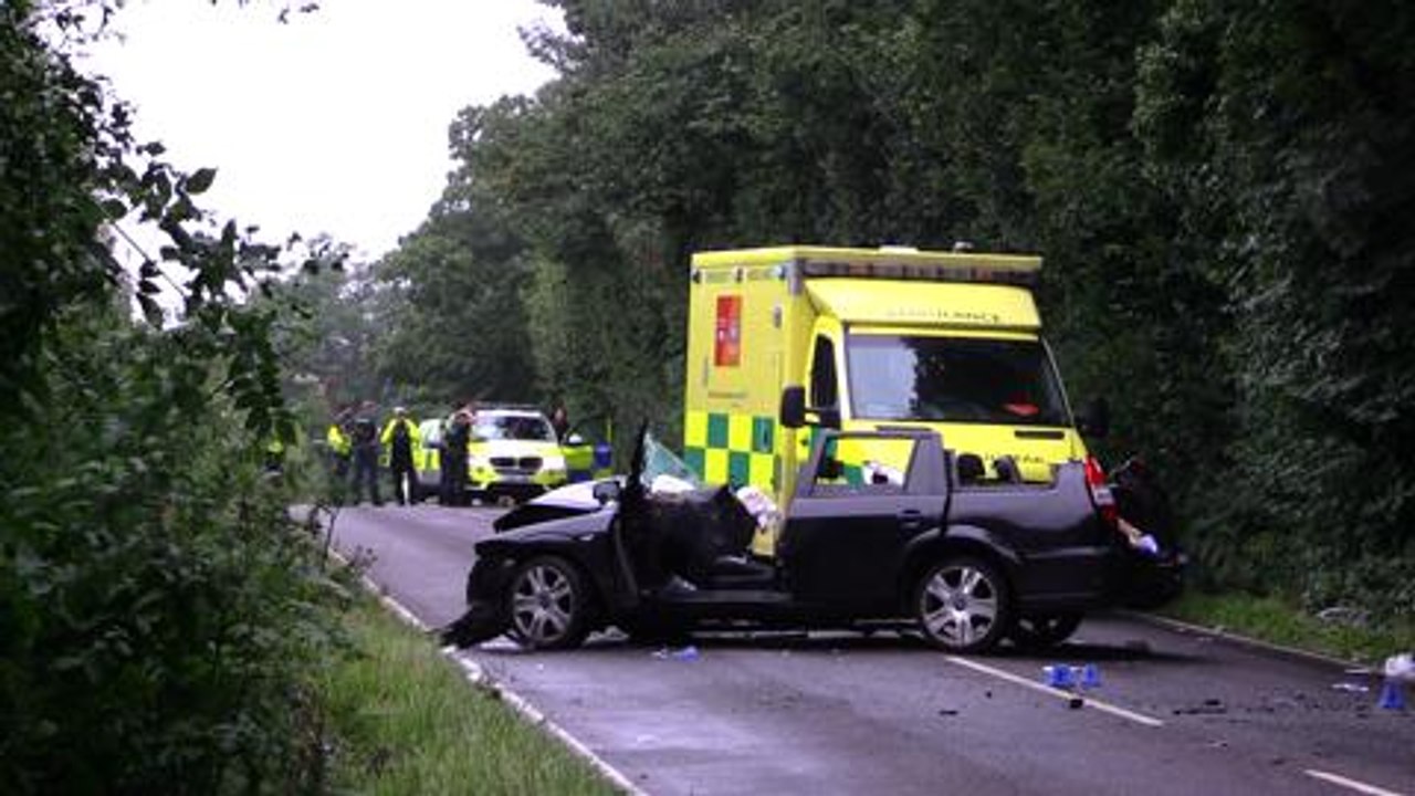 Five injured in crash