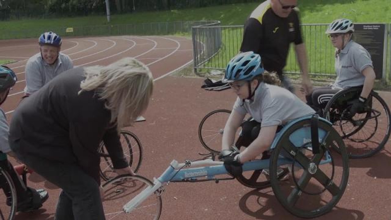 Megan Bradley, 13, is one of only five people selected to take part in the inaugural Unlimited Great North Wheelchair Event.