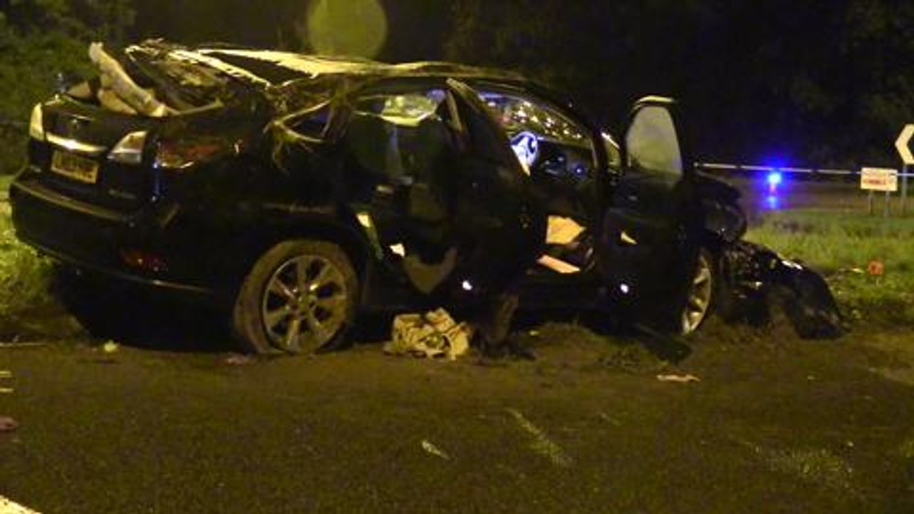 Fatal collision on the A24