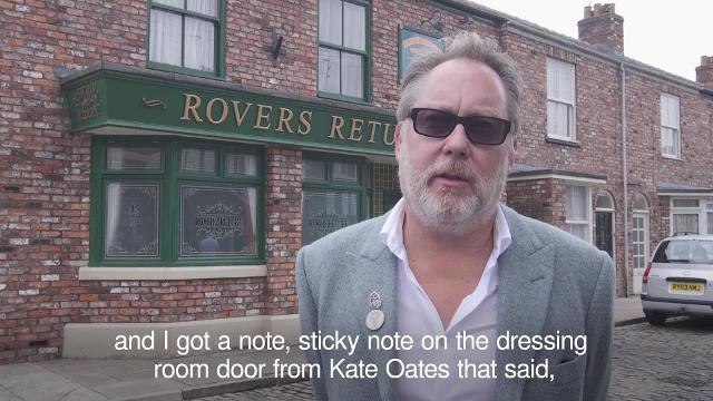 Nervous Vic Reeves on his Coronation Street debut
